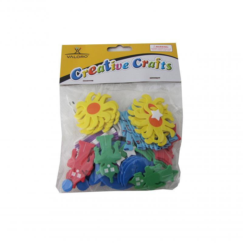 Układanka piankowa Creative Crafts - literki, cyferki, postacie, serduszka - MIX (10 sztuk)